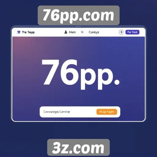 Explorando a interface do usuário de 76pp.com